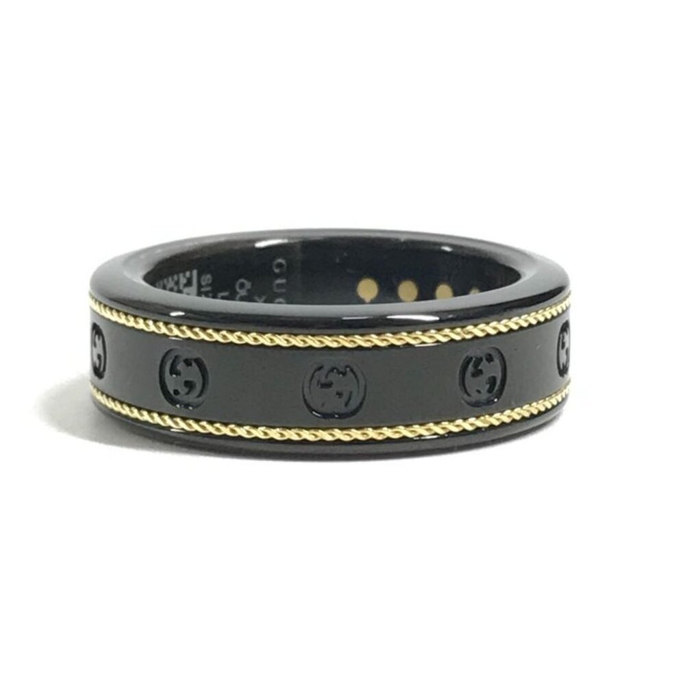 Gucci Ring Smart Interlocking Titanium Black - image 5